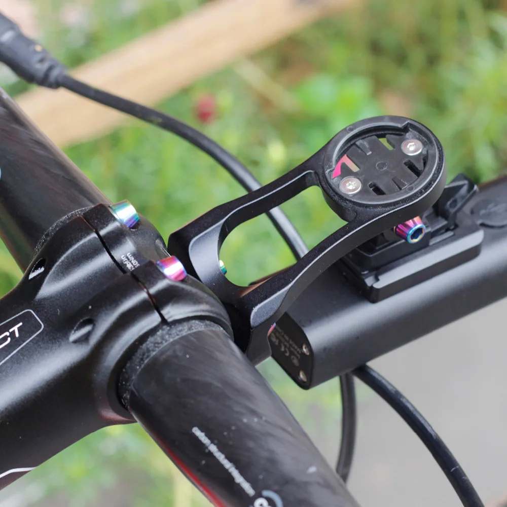 Bike Bicycle Stem Extension Computer Mount Holder For Garmin Edge GPS Adjustable