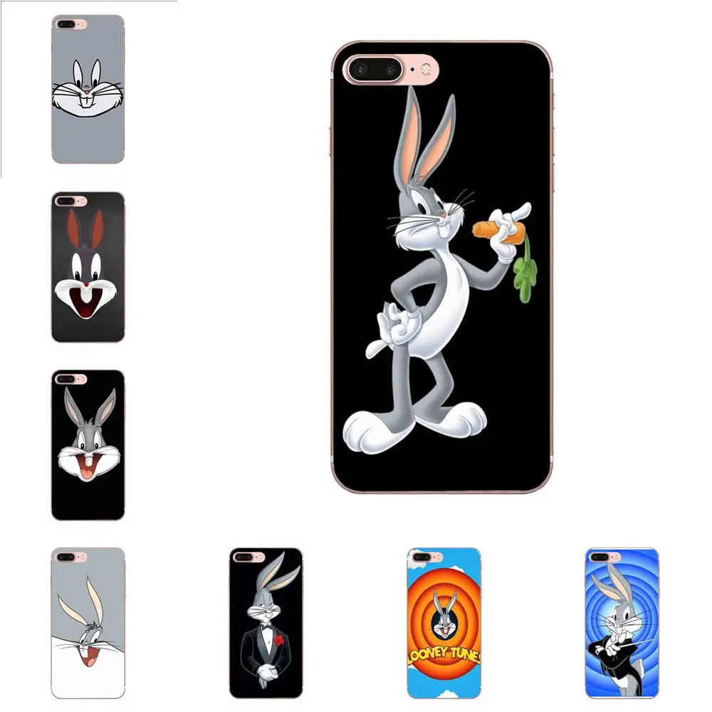 

For Xiaomi Redmi Mi Note 7 8 9 SE Pro Lite Go Play Diy Colorful Drawing TPU Cartoon Looney Tunes Bugs Bunny
