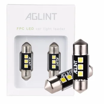 

AGLINT 2PCS C5W CANBUS Error Free LED C10W Festoon 31mm LED Car Accessories DC 12 Volt super white 3030 Car Interior Dome Lights