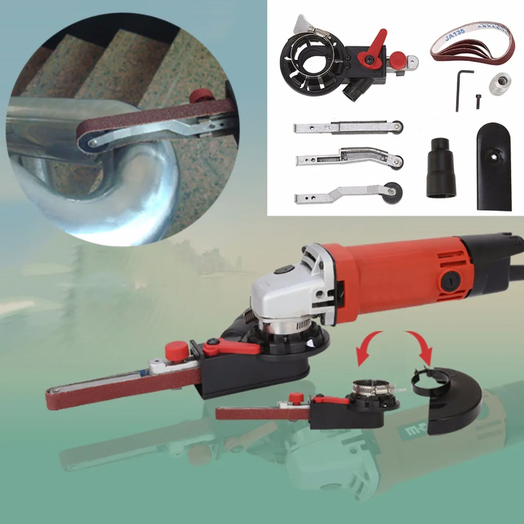 

New Sander Machine Sanding Belt Adapter Head Convert M10 For 4" Electric Angle Grinder Mayitr Woodworking Power Tools
