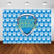 #Special Offers Photography Background Kids Boy Baby Birthday Banner Backdrop Patrol Dog Party Blue Paw Children Photo Background Photocall #Special Offers Photography Background Kids Boy Baby Birthday Banner Backdrop Patrol Dog Party Blue Paw Children Photo Background Photocall