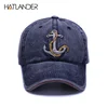 [HATLANDER]Brand washed soft cotton baseball cap hat for women men vintage dad hat 3d embroidery casual outdoor sports cap ► Photo 2/6