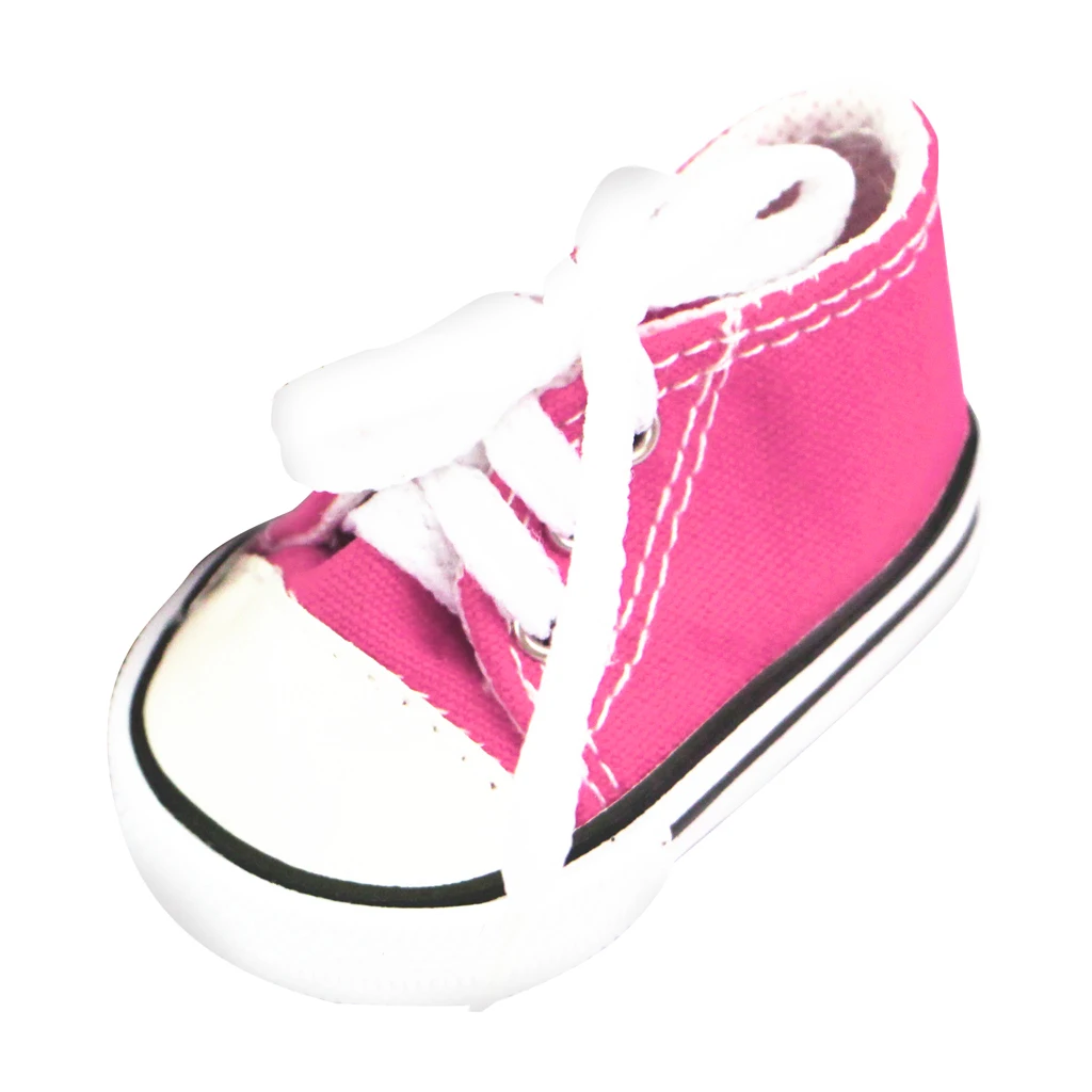 18inch Fashion Dolls Clothing Stylish Casual Canvas Shoes Flats Sneaker For   Doll Outfits Accessory 2 Pairs