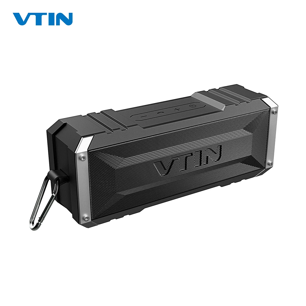 

VTIN Punker Portable Wireless Bluetooth Speaker 20W Output Dual 10W Drivers Outdoor Waterproof Speaker with Mic for Smartphones