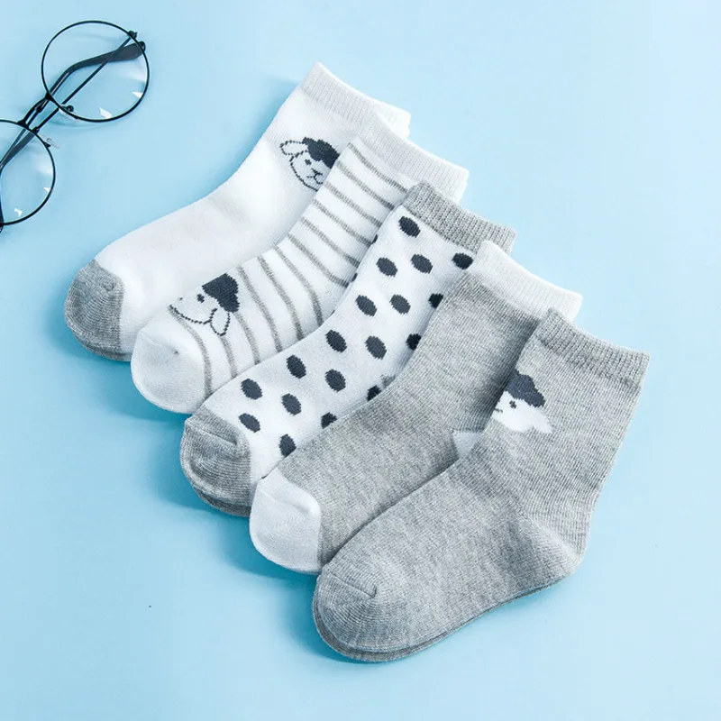 

Comfortable cotton baby socks cute baby goats socks striped dots children socks