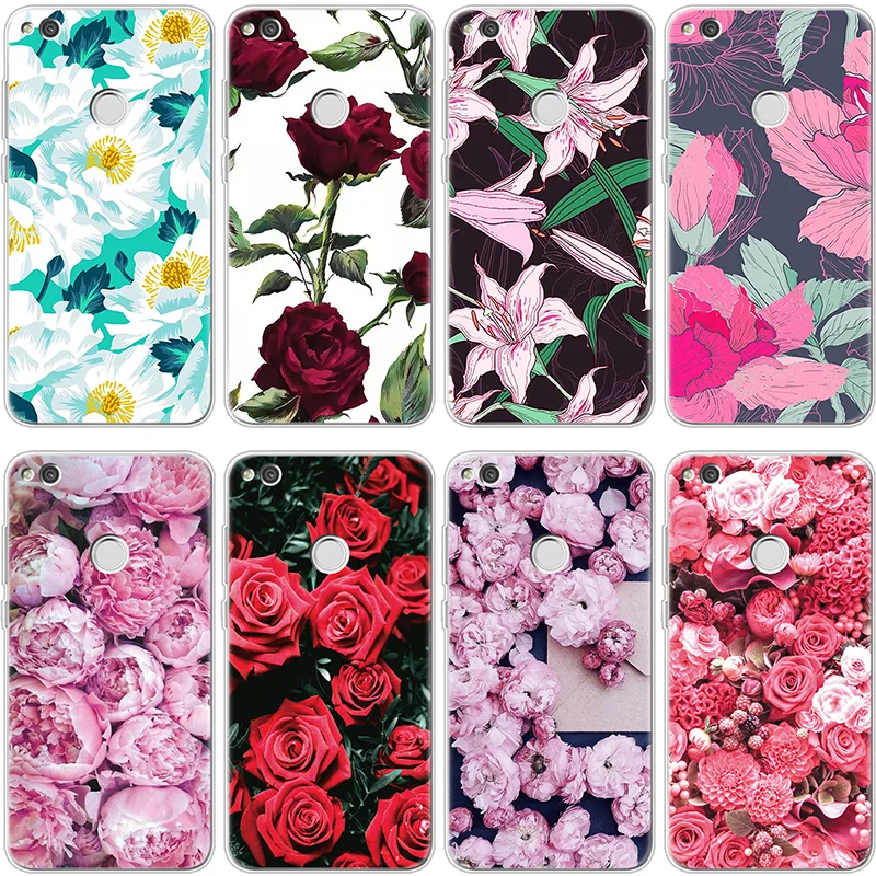 

Cover For Huawei P20 Pro P8 P9 P10 Plus P Smart Lite mini 2017 Mate S 7 8 9 10 20 Lite Pro Flower Coque For Huawei P20 Lite Case