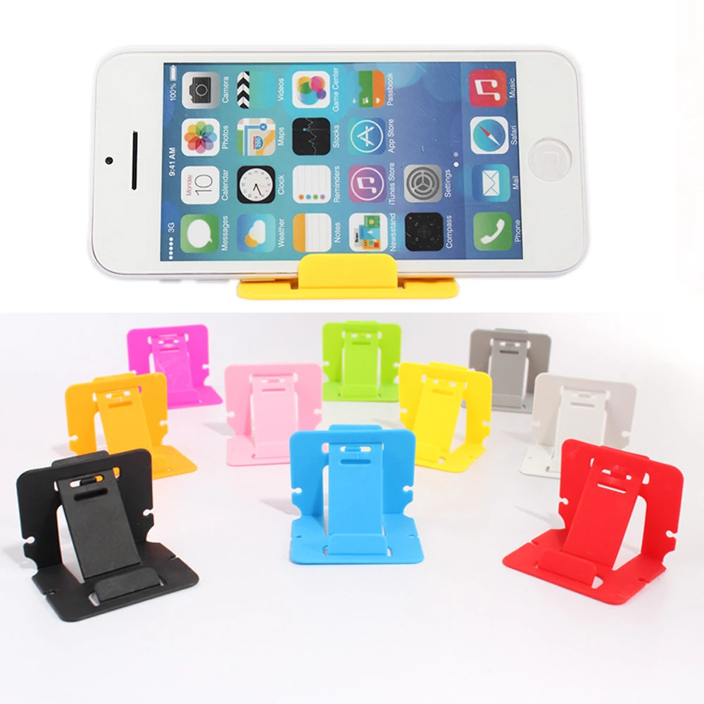 

Mini Mobile Phone Holder Portable Adjustable Universal Foldable Card Phone Stand For iPhone For Samsung For Xiaomi or All Phone
