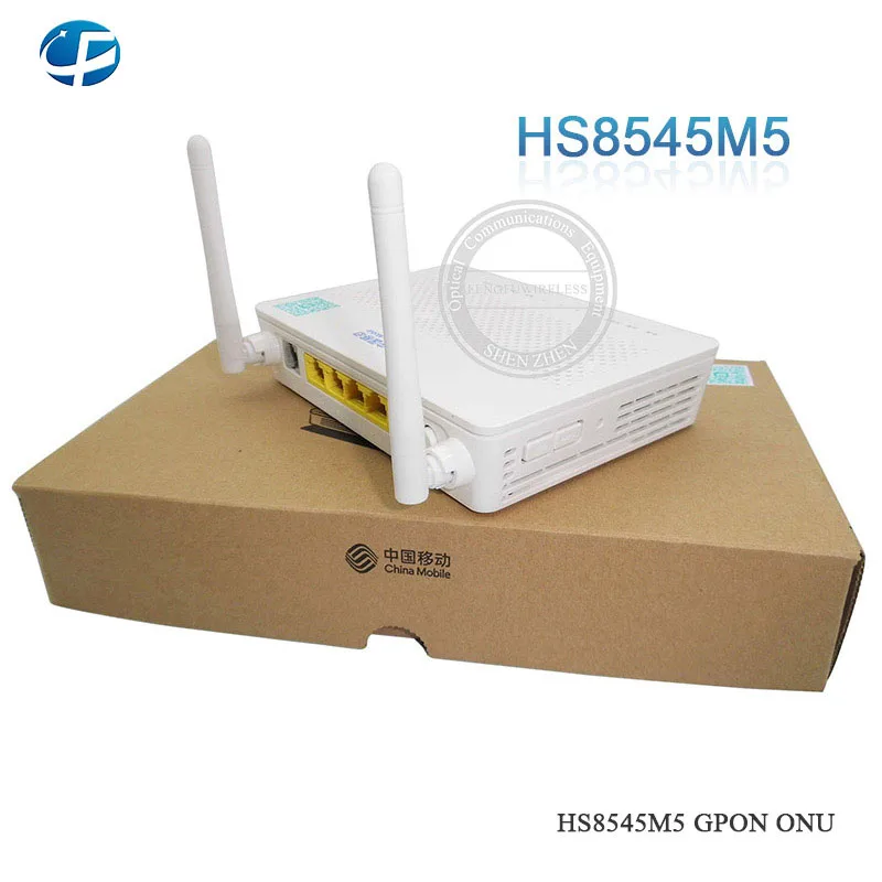 GPON маршрутизатор HS8545M5 GPON ONU ONT FTTH Fibra оптика 1GE+ 3FE+ 1TEL+ USB+ Wifi Мини Размер английская прошивка