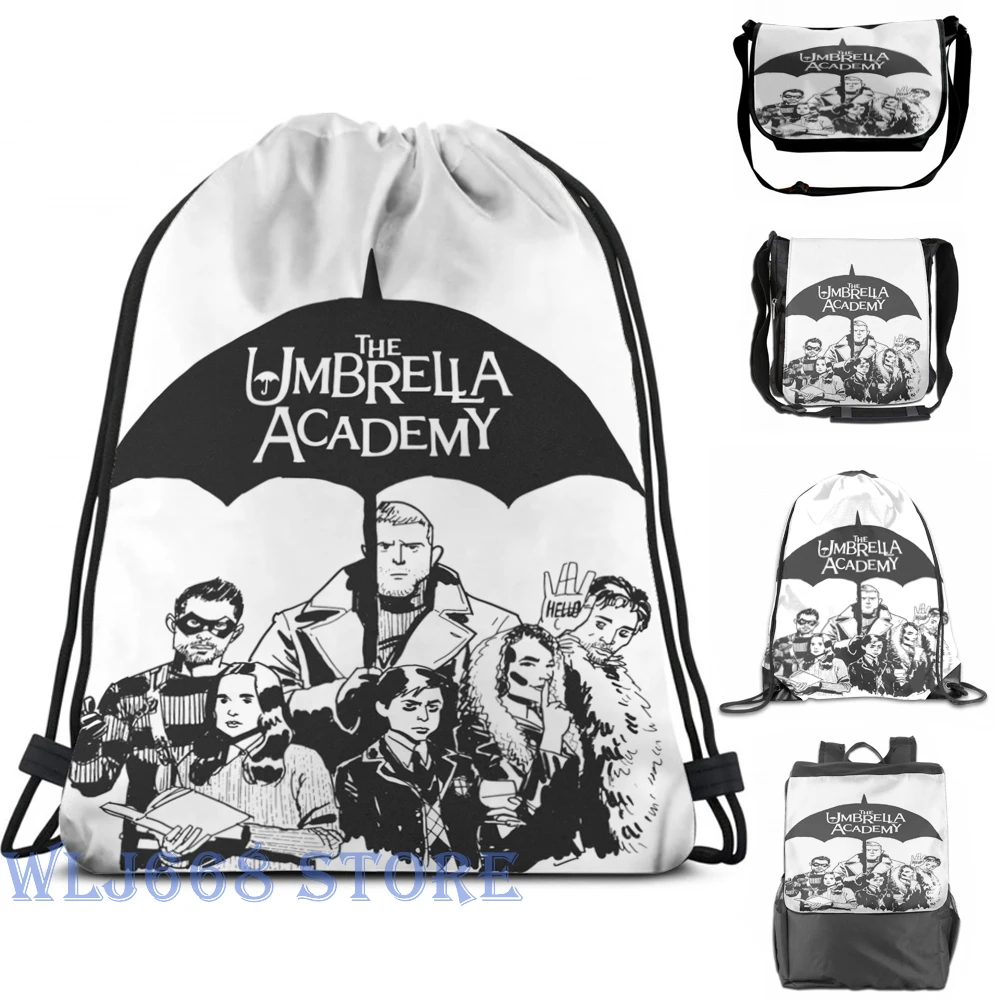 

Funny graphic print shoulder Bags women The whole umbrella academy - sketch Single shoulder backpack travel for men Gym Bag