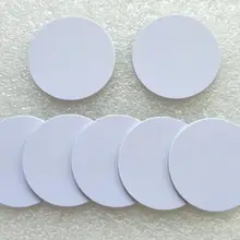 10 шт. сменных маркеров UID, сумка для монет, карт с фокусным расстоянием 25 мм диаметр переписать 0 блок 13,56 МГц RFID брелок с радиочастотной идентификацией записи используется для того, чтобы копия IC S50 карты