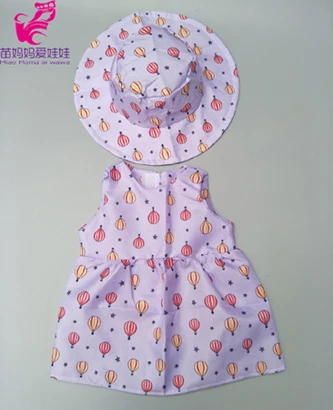 Кукла платье подходит для 43 см Bebe Born Кукла Reborn Детская одежда и 18 дюймов Кукла аксессуары подарок для девочки - Цвет: A6