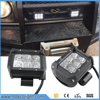 

Free shipping 2pcs 4 INCH 18W CREE Chips LED WORK LIGHT FOR OFF ROAD 4X4 4WD ATV UTV SUV Driving Fog Lamp Headlight