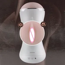 Sex Sounds 10 Mode Artificial Vagina Vibrator Real Pussy Male Masturbator for Man Sex Toys for Men Erotic Toys for Adults Shop