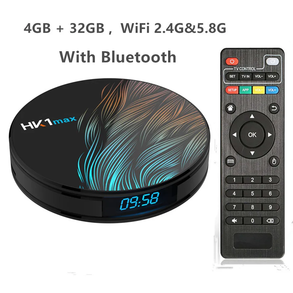 Transpeed Android 9,0 Smart tv BOX 4 K 3D RK3328 4G DDR3 ram 64G rom ТВ приемник Wifi медиаплеер Бесплатные приложения очень быстрая коробка - Цвет: 4G 32G TV BOX