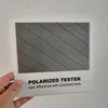 2pieces/lot Polarized Lens Test Card for Testing Polarizing sunglasses Polaroid Test Card eyewear sun Glasses accessories ► Photo 1/5