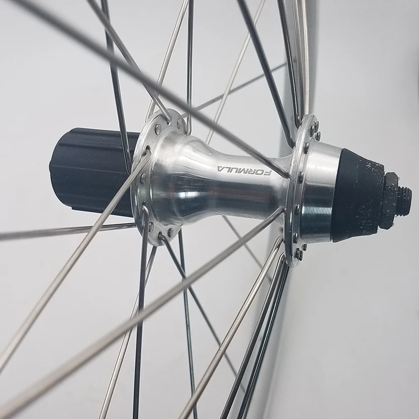 Best 20 inch bike wheel set 406 bicycle wheel for dahon steel balll hub Stainless steel spokes 74mm 130mm for folding bike 2