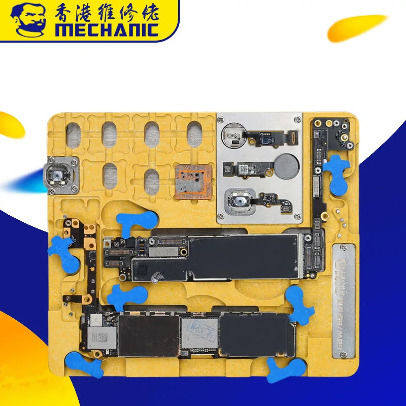 Механик PCB держатель крепления Многофункциональный отпечатков пальцев ремонт BGA посадки платформы для iPhone A12/A11/8 микросхема