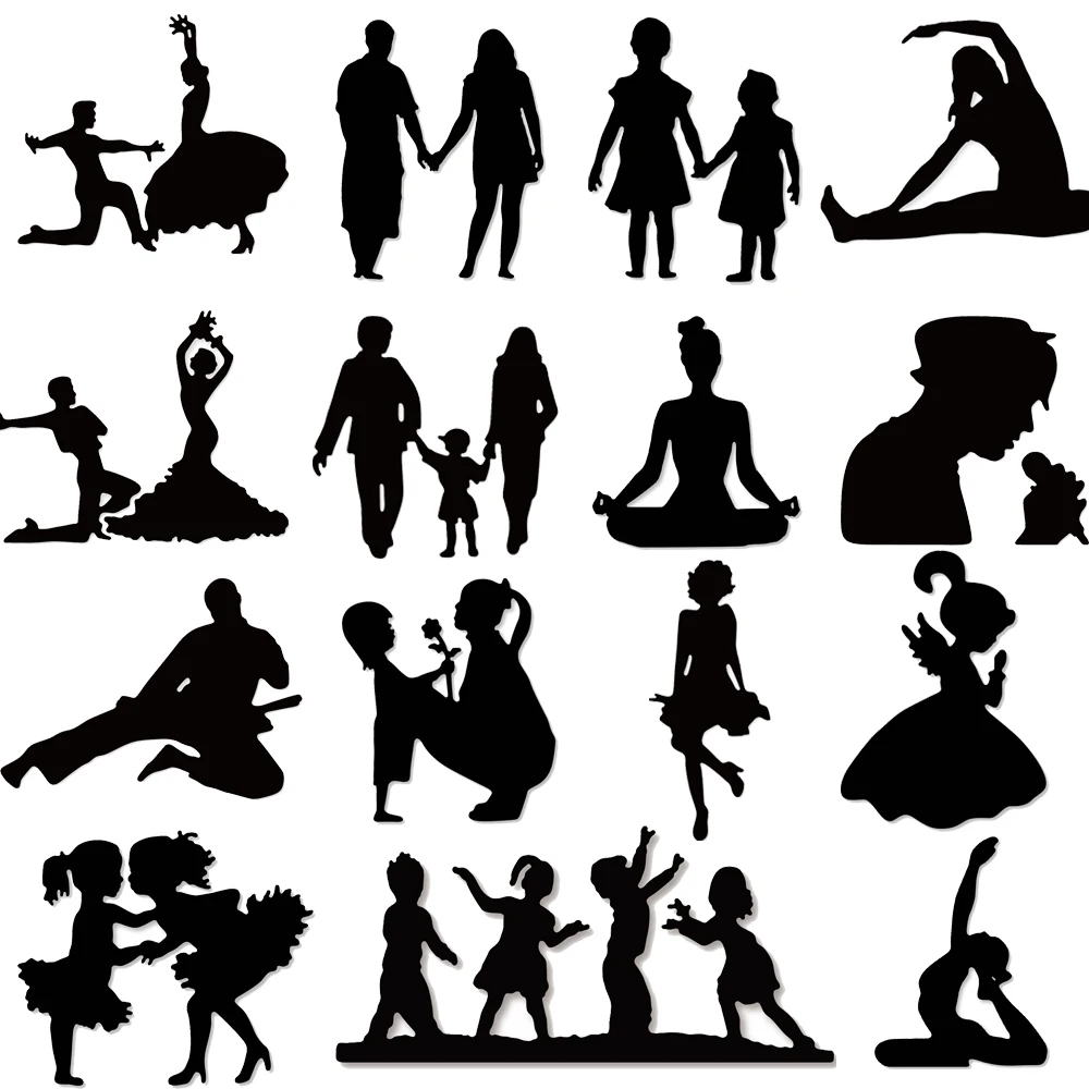 

Etched Die Cut Kids Men Women Metal Steel Cutting Dies Stencils for Scrapbooking Album Card Making Embossing Craft