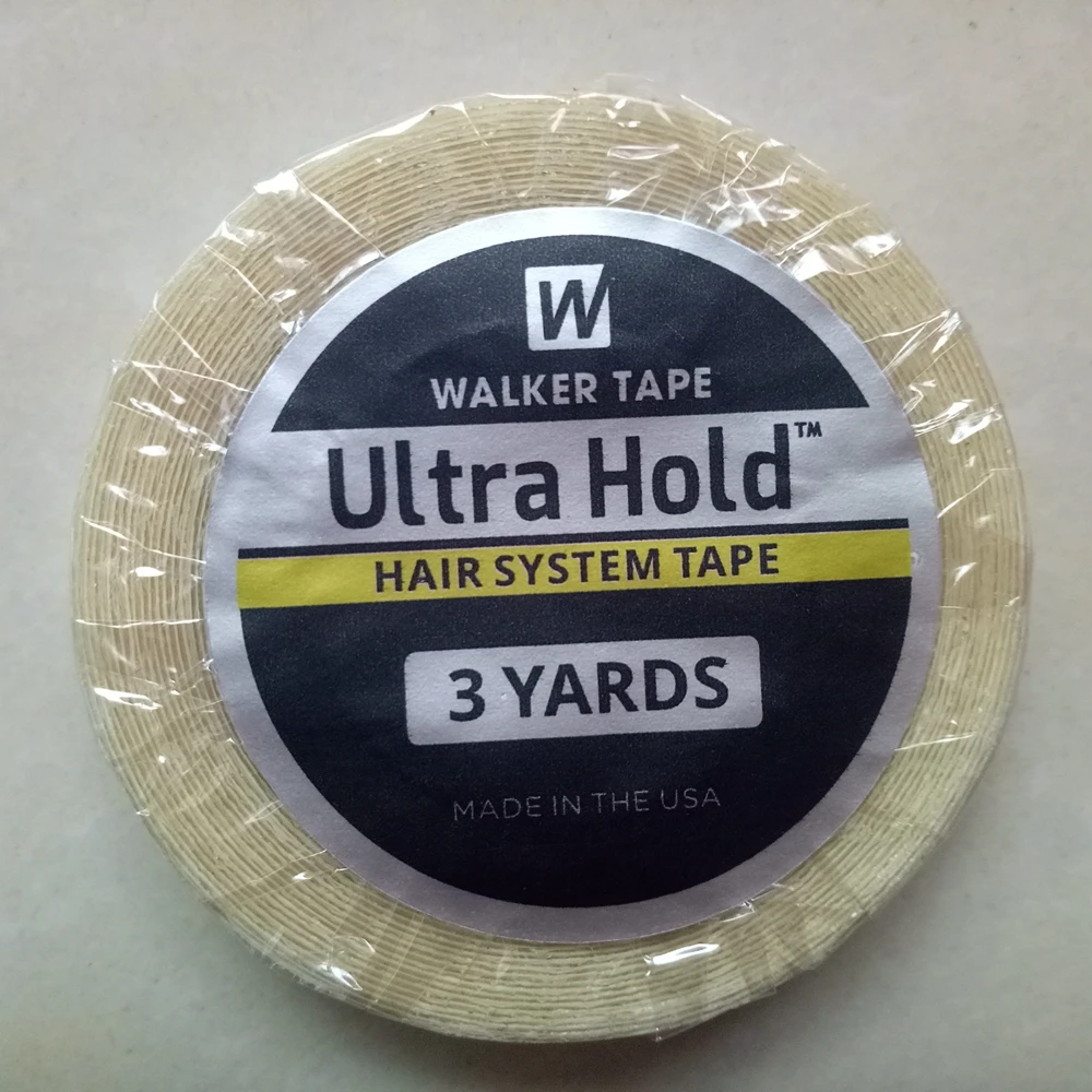 10PCS 0.8cm*3Yards Ultra Hold Double Sided Tape Hair System Adhesives For Lace Wig/Reapplication Tape Hair Extension/Toupee