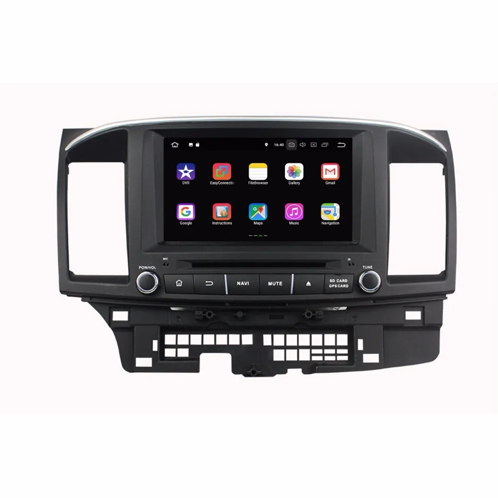 Perfect 8" Android 8.1 Car Radio DVD GPS Multimedia Head Unit for Mitsubishi Lancer 2010-2015 With 2GB RAM Bluetooth WIFI Mirror-link 1