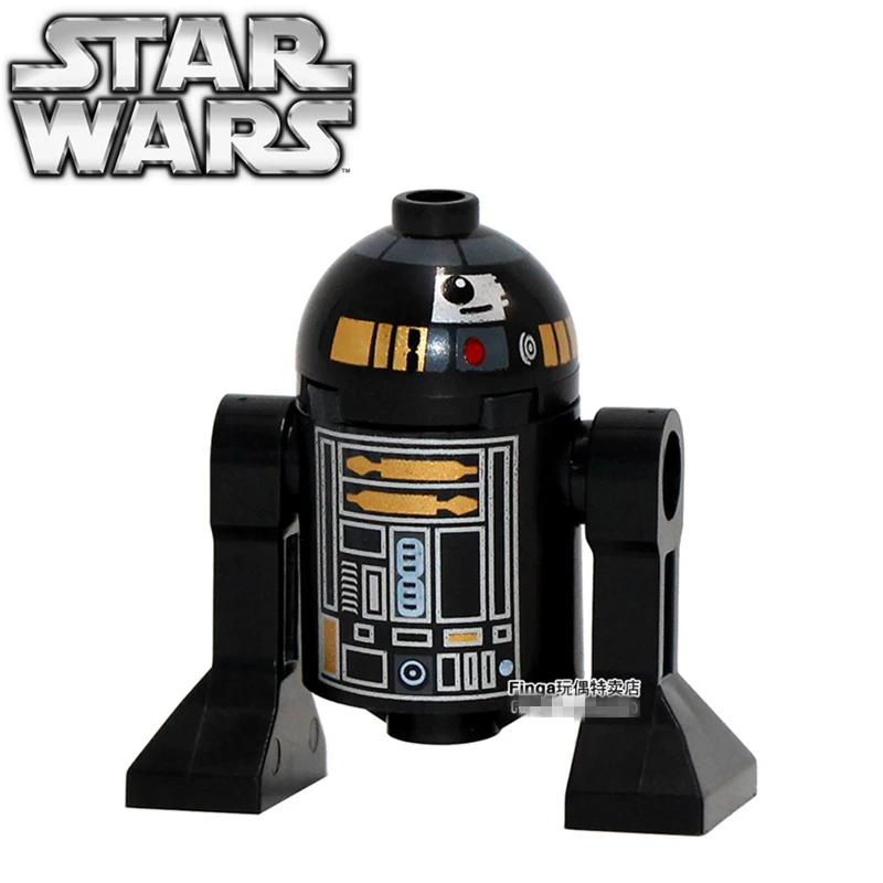 SingleSale Звездные войны черный R2D2 робот BB8 C3PO KF044 Звезда смерти Rogue One minifig собрать DIY строительные блоки детей игрушки