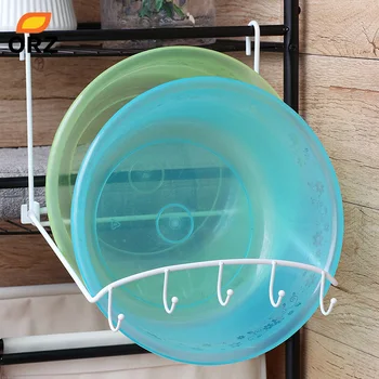 

ORZ Foldable Wash Basin Holder Bathroom Towel Rack Kitchen Hanging Shelf Hook Type Multipurpose Wash Bowl Organizer Rack