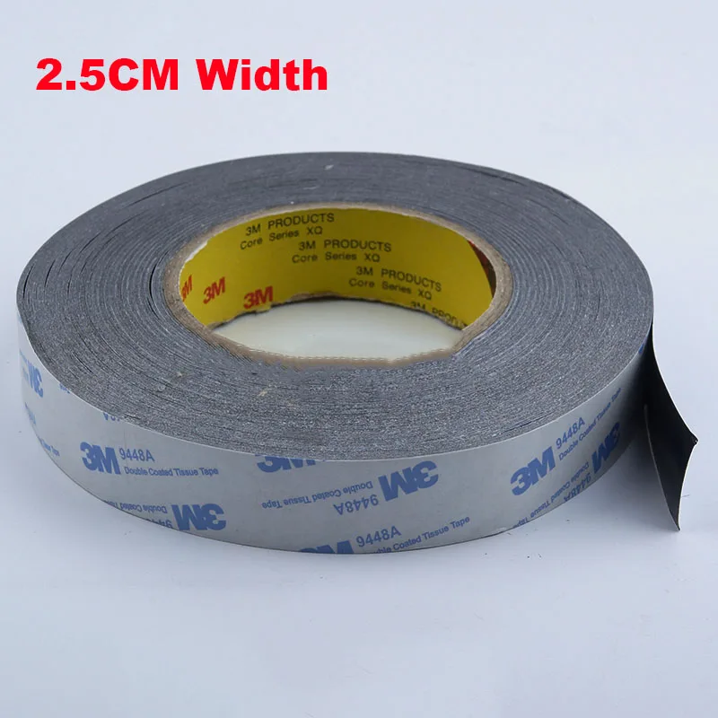 1 Meter 25mm Width 3M9448A Double Coated Tissue Tape Thermally