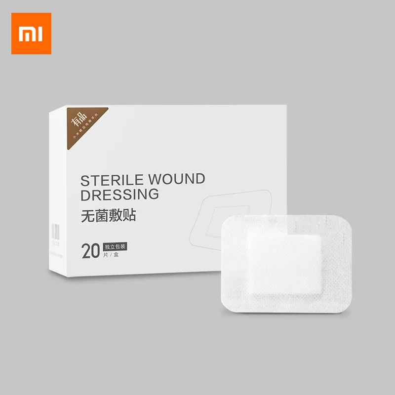 

20PCSXiaomi Sterile Wound Patch Would Plaster Low-sensitivity Breathable Anti Bacteria Medical Wound Dressing Emergency Bandage