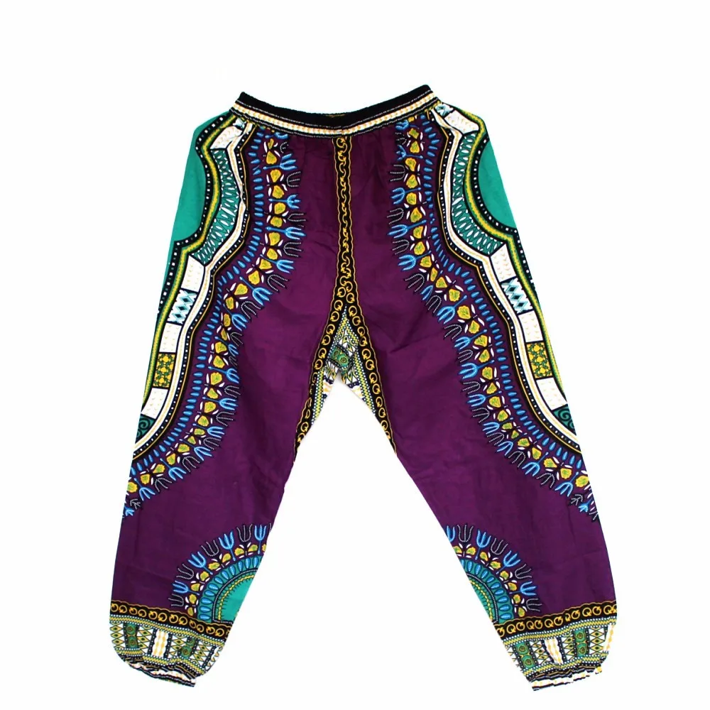 african fashion style African Dashiki Print Trouser Design women Pants Traditional African Clothing Print Dashiki Fabirc Pants For Women And Men african robe