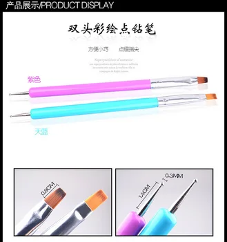 

by ems or dhl 500pcs Water Marble Painting Pen Drawing Flower Manicure Nail Art Tool