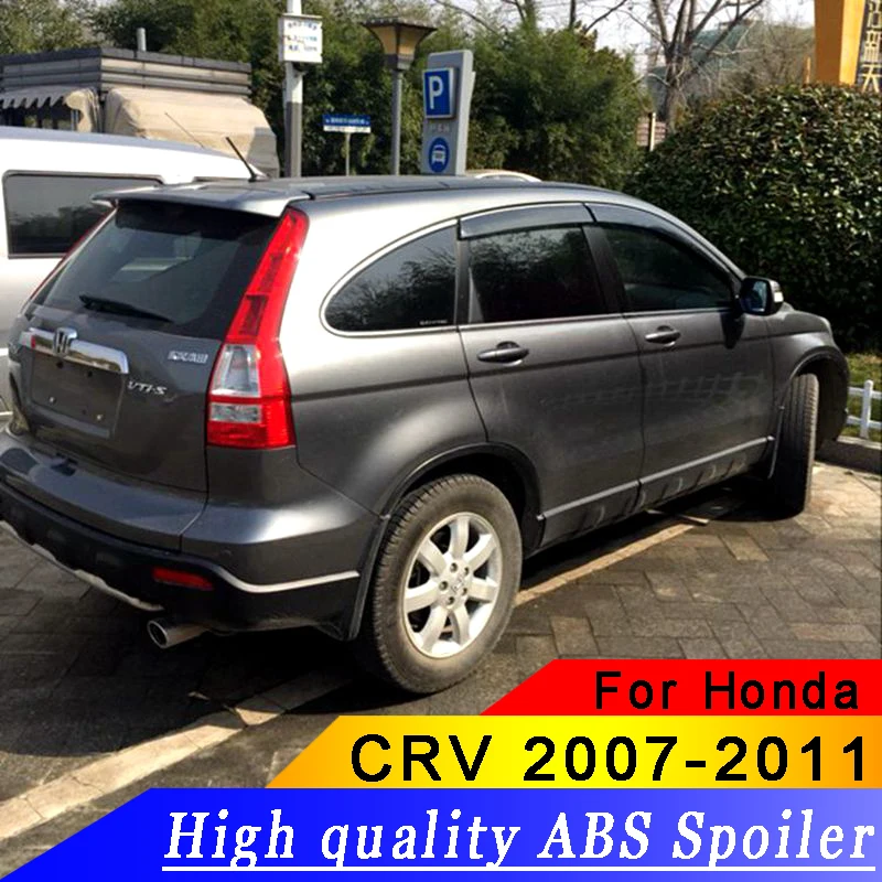 Спойлер для Honda CRV 2007 2011 спойлер высокого качества из АБС пластика заднего крыла