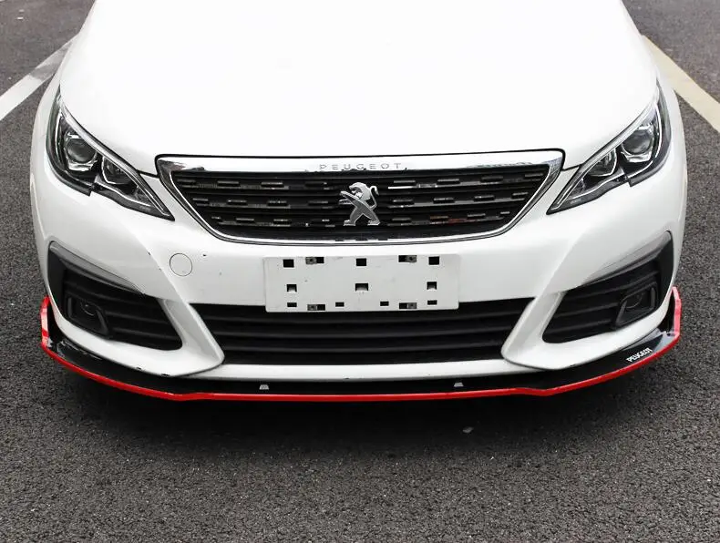 Для peugeot 308 передний бампер диффузор протектор подходит peugeot 308 средства ухода за кожей Комплект Задний бампер автомобиля Лопата для заднего спойлера