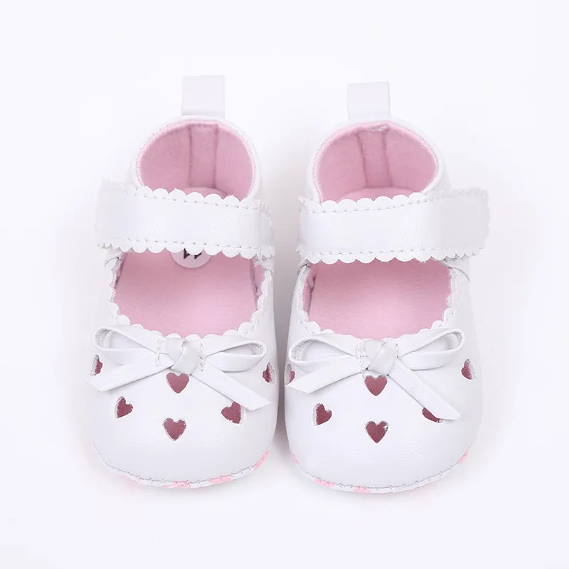 Newborn Toddler Baby Girls Shallow Bowknot Slippers Soft Sole Single Shoes Best