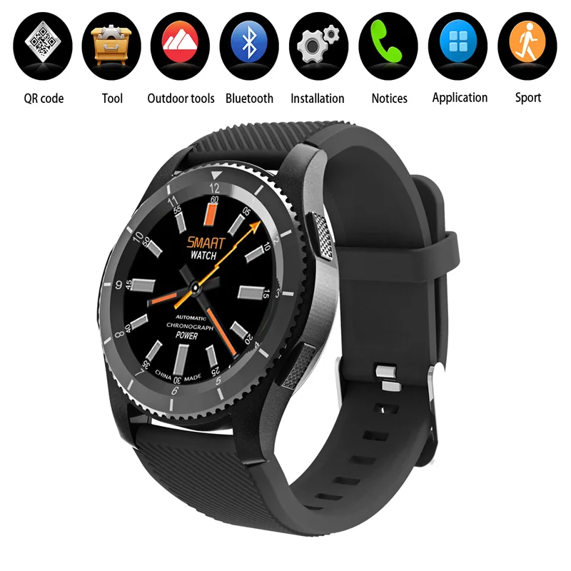 

G8 Smart Watch Heart Rate Monitor Sports Smart Bracelet Motion tracking Sleep Monitor support SIM card For IOS Android