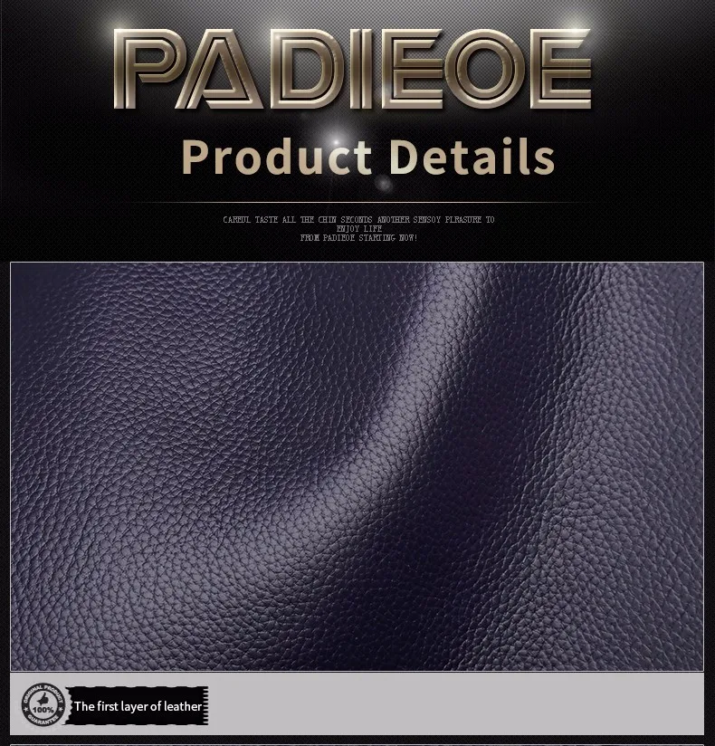 Padieoe брендовая мужская сумка из натуральной воловьей кожи, мужская сумка через плечо, маленькие сумки-мессенджеры