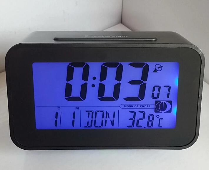 digital desktop clock and calendar