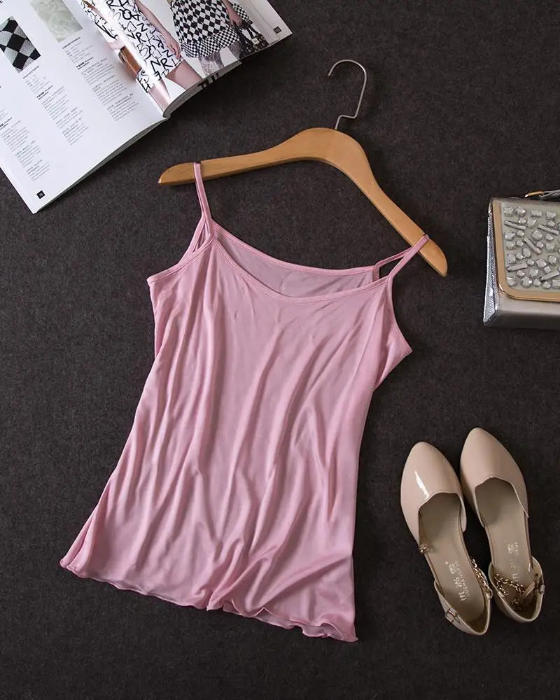 Двойной шелк тутового вязания женщин визуально без подкладки верхней одежды небольшой condolнутый ремень жилет(большие размеры - Цвет: Розовый