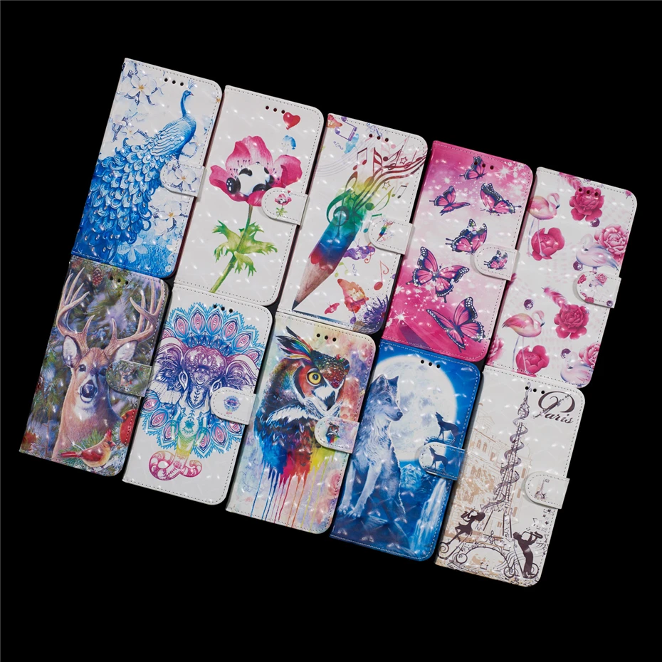 

Flip Wallet Case Cover For samsung galaxy S9 Plus Case PU Leather+Silicone Case For samsung S9 plus Case Phone