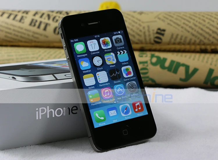 Оригинальное разблокирована Apple iPhone 4S мобильный телефон 3 5 &quot8MP 1080 P 3G Wi Fi gps бывший