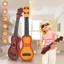 Детская игрушка, музыкальный пластиковый инструмент, развивающие игрушки для малышей, развивающая музыкальная игрушка для гитары, укулеле, TC0001