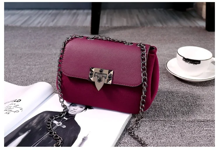 NIGEDU Women Crossbody Bags small Soft velvet flap messenger bags Mini little Shoulder bag female Chain Handbags bolsas feminina (17)