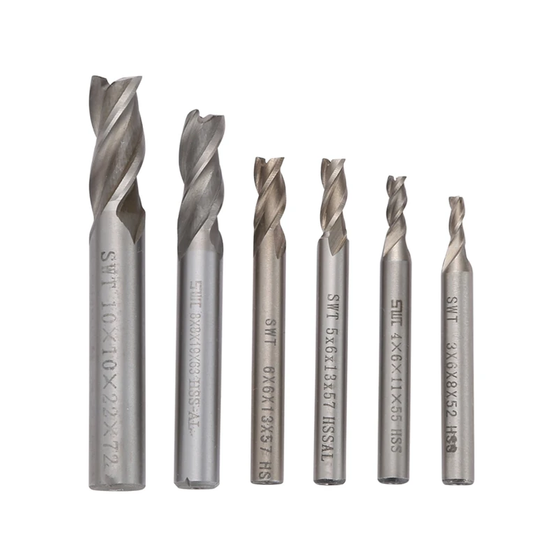 3 Flutes End Mill Drill Bit Carbide 