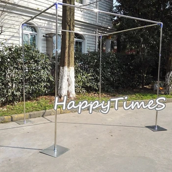 

3*3*3M Stainless Steel Canopy Stand Wedding&Banquet Background Reception Hall Stand Can Expandable