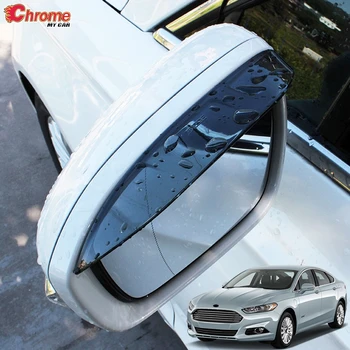 

For Ford Fusion Mondeo 2013 2014 2015 2016 2017 2018 Door Side Mirror Rain Guard Visor Shield Cover Decoration Car Accessories