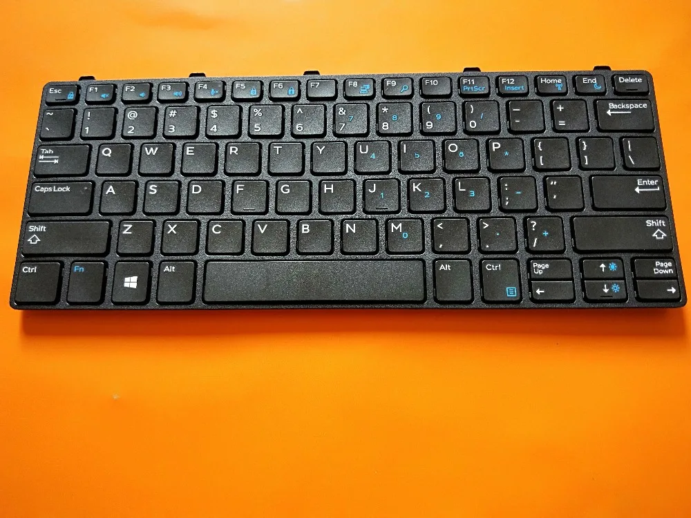 NEW For DELL Chromebook 11 3180 3189 Education 2-in-1 keyboard US blue font NEW For DELL Chromebook 11 3180 3189 Education 2-in-1 keyboard US blue font