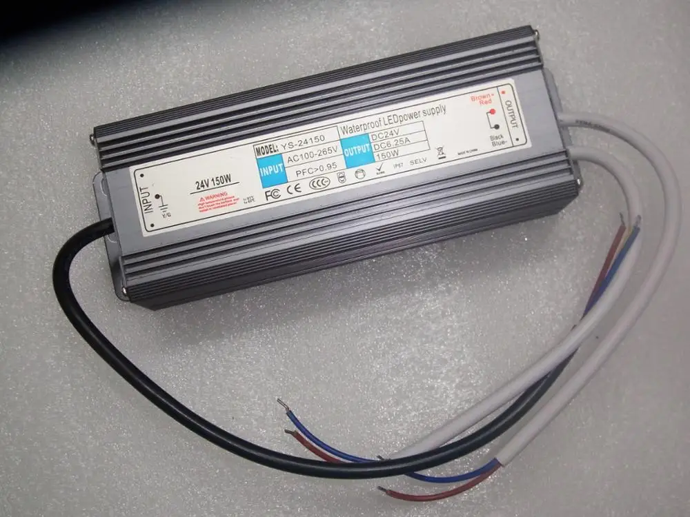 20 Вт 30 36 60 80 100 120 150 180 200 300 IP67 Водонепроницаемый Импульсный источник питания 12 В 24