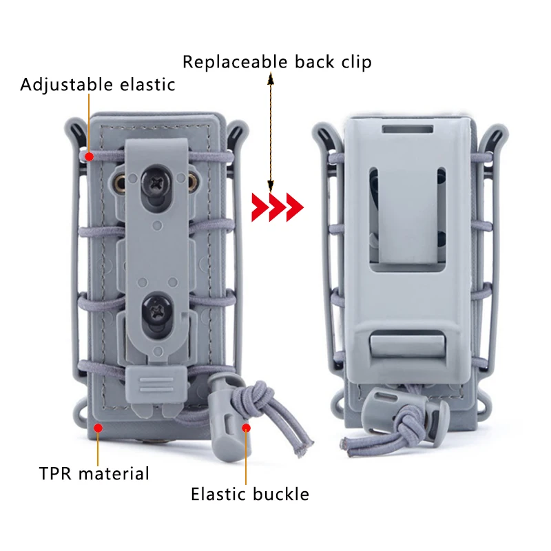 Открытый Molle тактическая Одиночная винтовка Mag сумка Подсумок подсумок Walkie Talkie сумки винтовка карман 9 мм держатель картриджа