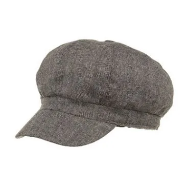 SILOQIN Женская кепка Новая Стильная хлопковая ткань кепка газетчика Mujer Gorras Planas простая восьмиугольная шляпа бренды Sombrero плоская кепка - Цвет: dark gray