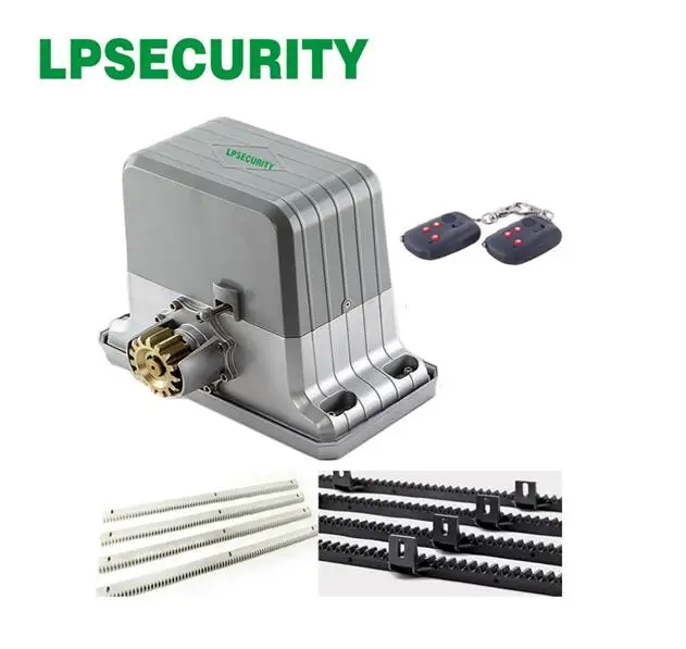 DHL free shipping Automatic Rack and Pinions Gate Slide Door Opener