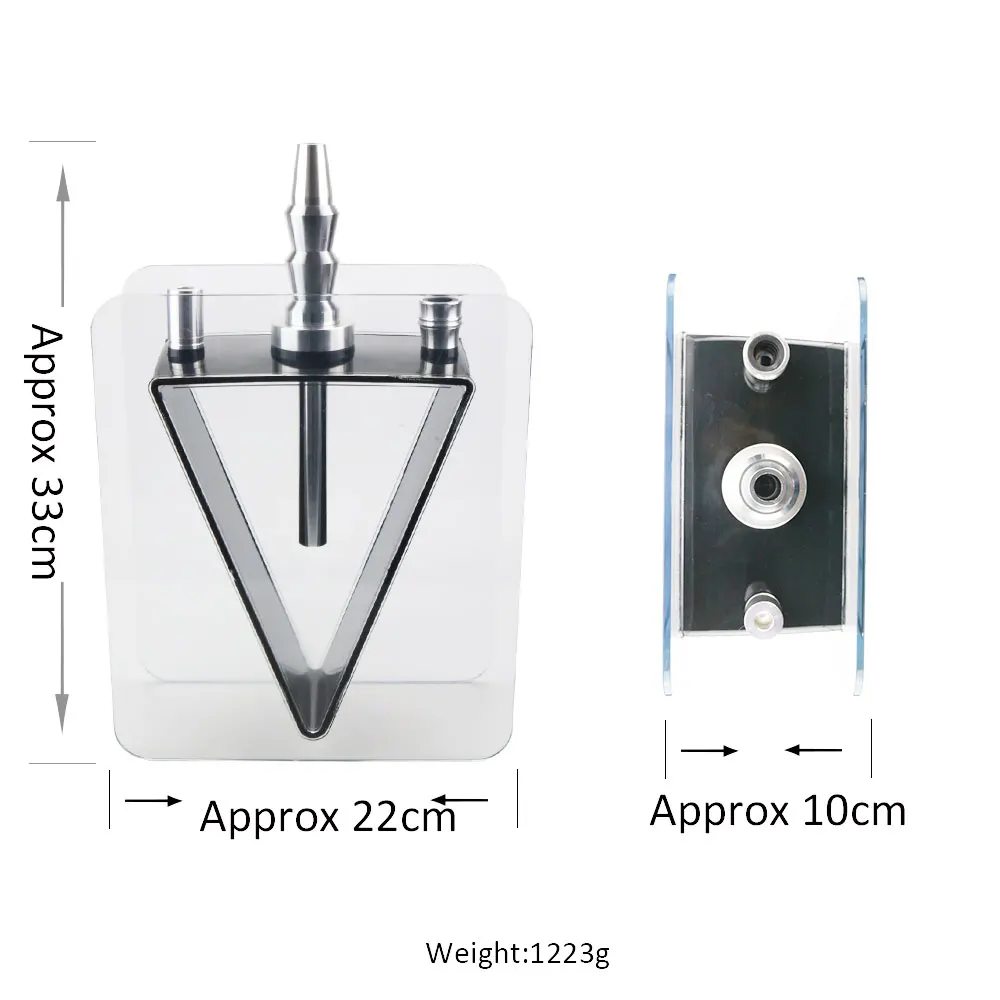 Дизайн высококачественный акриловый набор кальян наргильный кальян с выдвижным шлангом кальян угольный держатель кальян 2 цвета